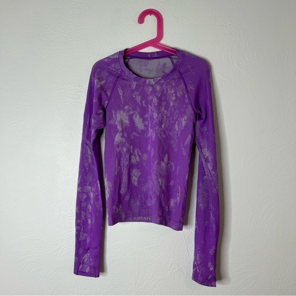 Lululemon Swiftly Tech Long Sleeve Shirt 2.0 Mesh Vent Slim Fit Performance